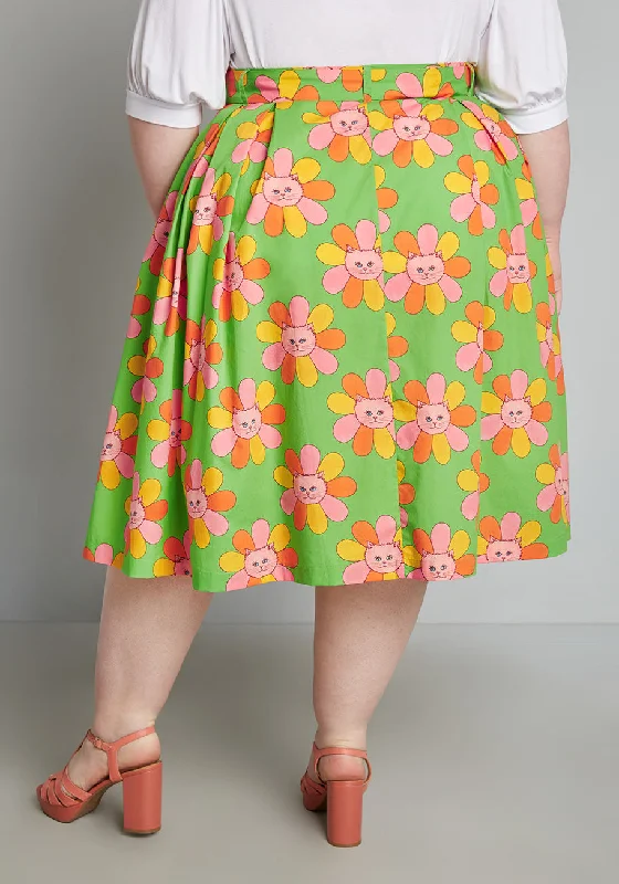 ModCloth x Marisol Muro Properly Preened A-Line Skirt