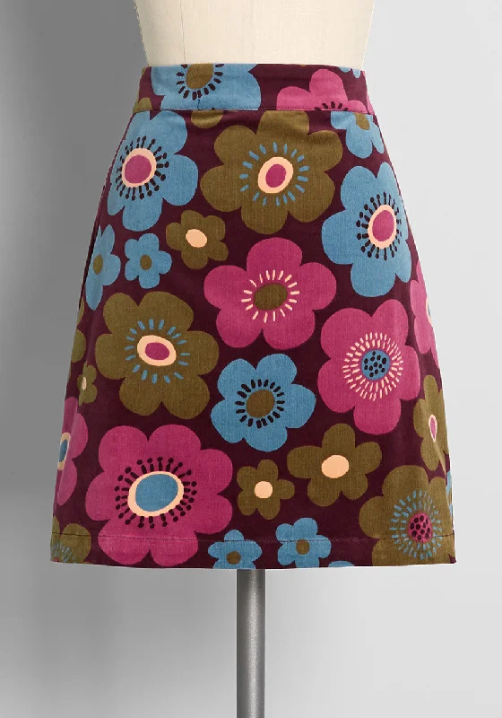 ModCloth x Princess Highway Blooms Abound Mini Skirt