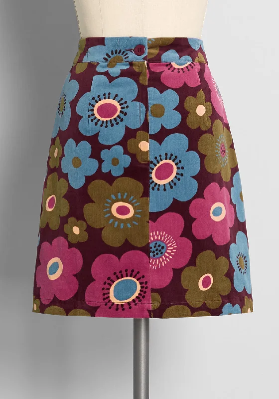 ModCloth x Princess Highway Blooms Abound Mini Skirt