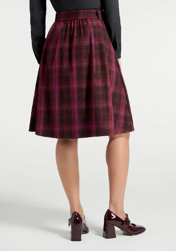 Perfect Timing Belted Circle Skirt