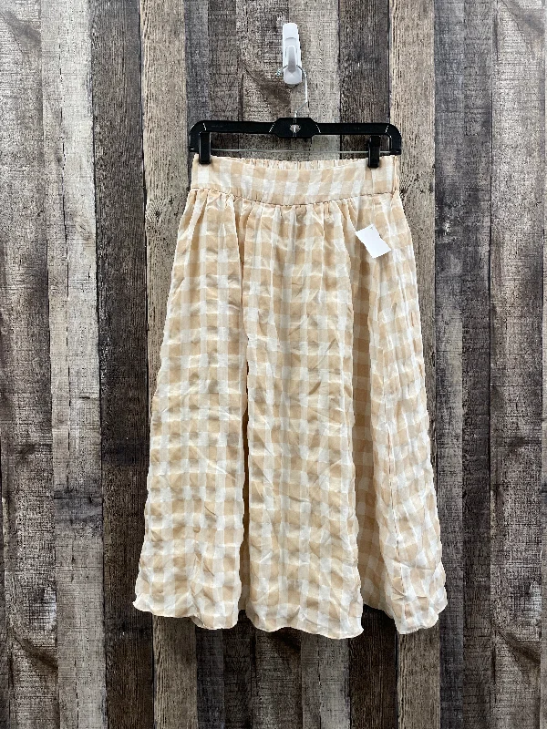 Skirt Midi By Cme In Tan, Size: S