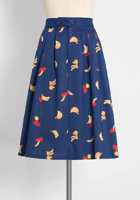 Working for the Long Weekend A-Line Skirt