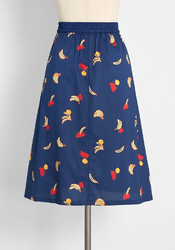 Working for the Long Weekend A-Line Skirt